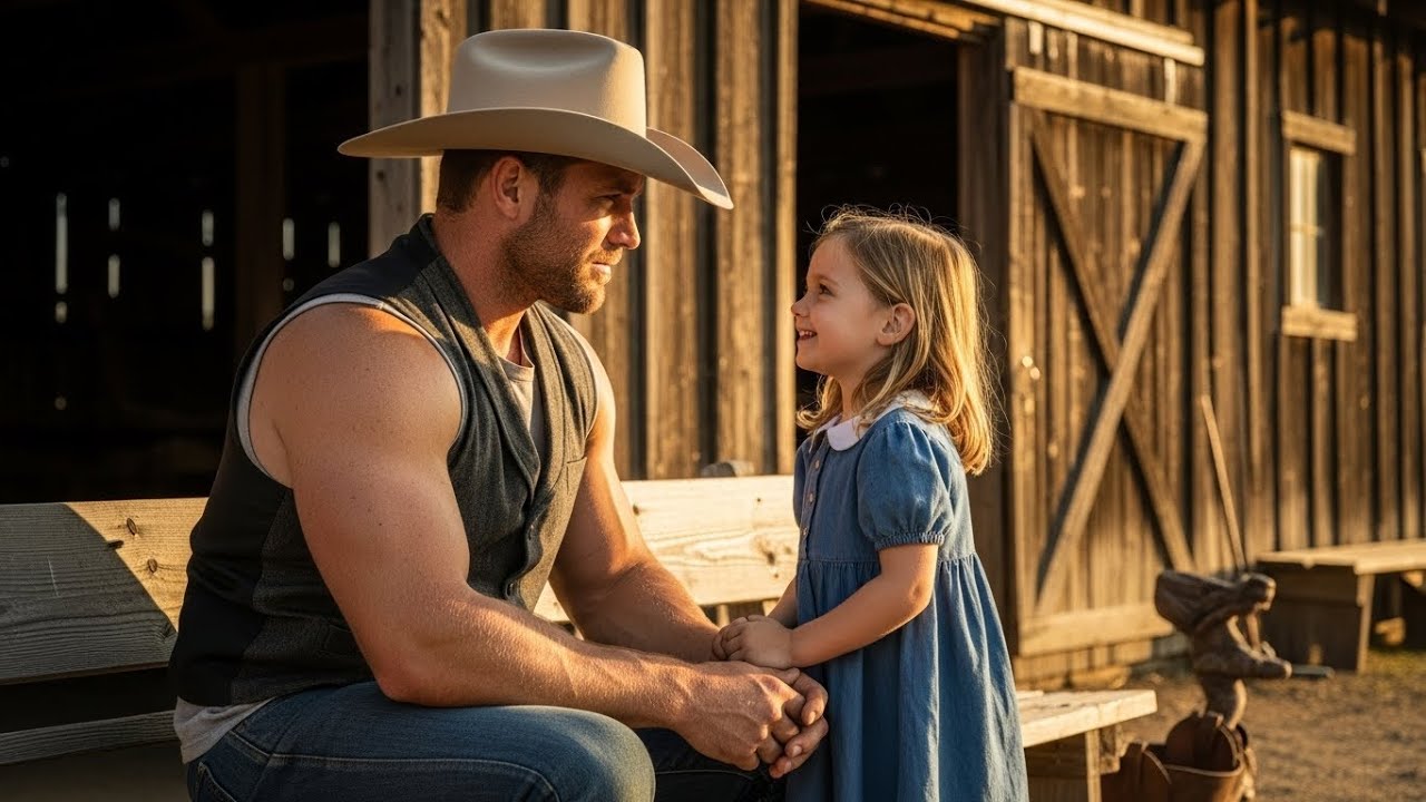 “You Need a Wife, I Need a Dad…” The Little Girl Told the Giant Cowboy — And He Froze