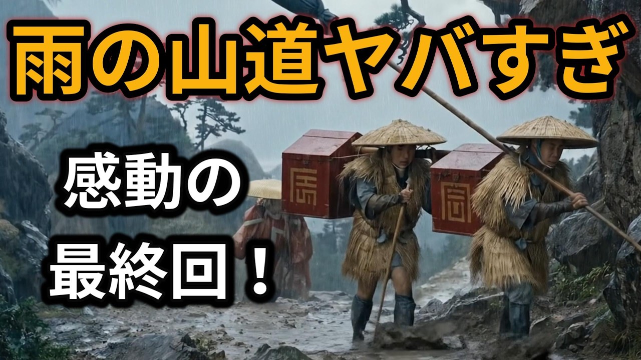 【感動の最終回】過酷すぎる雨の山越えとAIの奇跡…！蘇る幻の名作『行書版』東海道五十三次【亀山〜三条大橋】