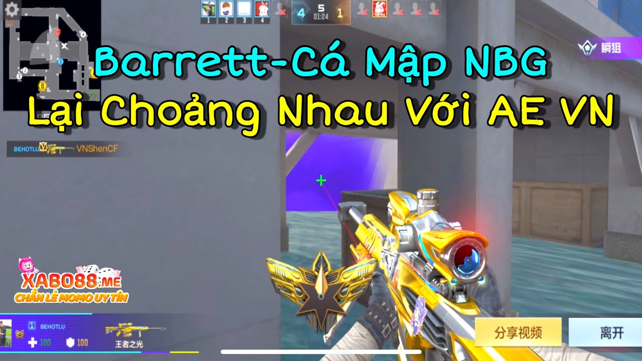 CF Mobile | Barrett-Cá Mập NBG Lại Choảng Nhau Với Mấy AE VN Rùi Kaka ...