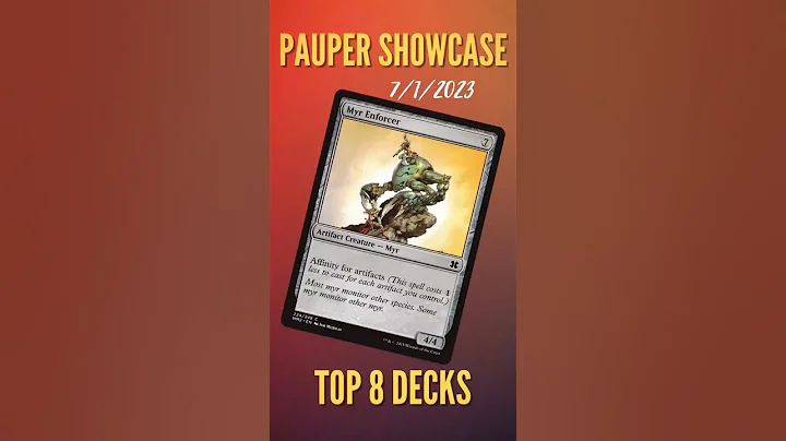Pauper Showcase  Challenge TOP 8 Decklists (2023-07-01) #shorts