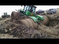 Best of Tractor Stuck in Deep Mud  -  The Great Power of Tractors