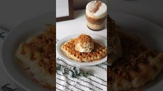 브라운치즈크로플 만들기🥐ㅣBrown cheese croffle recipeㅣ홈카페 레시피