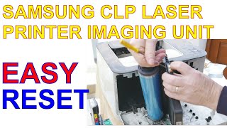 Samsung CLP Laser Printer Imaging Unit Drum Reset