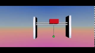 Gantry Crane - 3D Simulation - Open-Loop