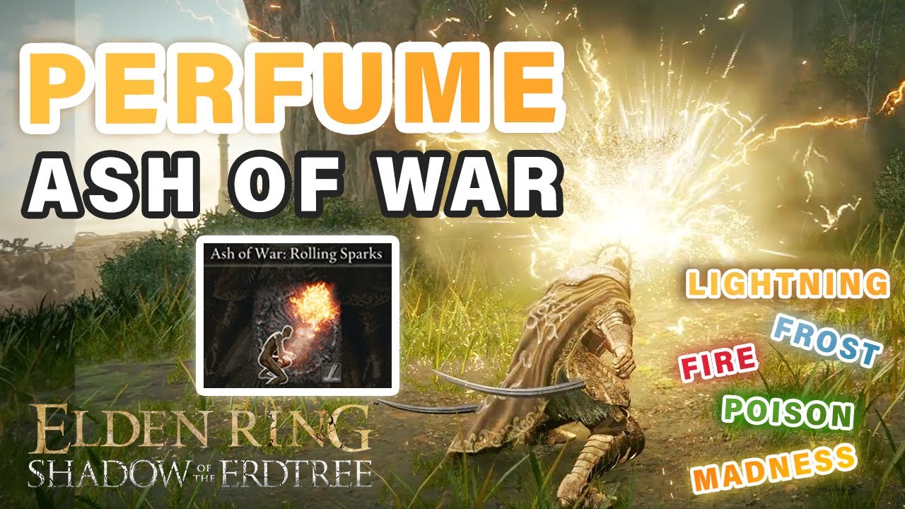 How to get Rolling Sparks Ash of War Perfume Weapons ONLY Elden Ring