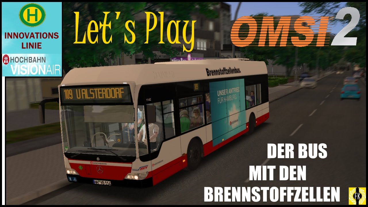 OMSI 2 [60 FPS] - BRENNSTOFFZELLENBUS auf der Innovationslinie 109! - Let's Play Omsi 2 [