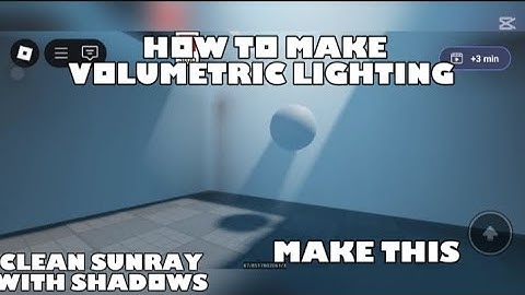 How to make volumetric lighting in studio lite - Tutorial Guide 