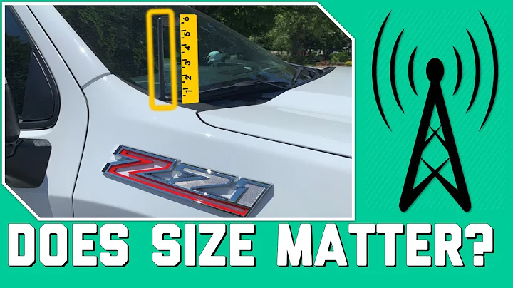 Do short antennas affect reception? Review for 2019, 2020, 2021 Silverado or Sierra