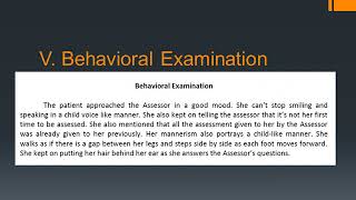 How to Write Psychological Assessment Report (Educational Purposes ONLY)