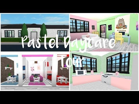 Roblox Welcome To Bloxburg Pastel Daycare Tour Youtube - roblox bloxburg daycare