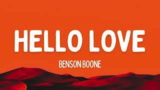 Benson Boone - Hello Love (Lyrics)