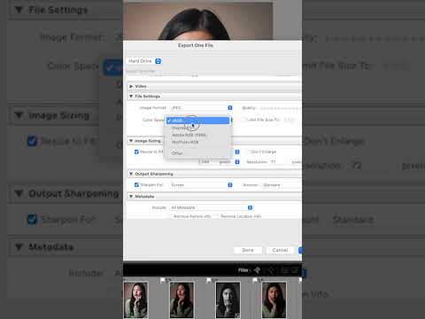 Best Lightroom Export Settings for FB