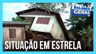 Cidade de Estrela (RS) é devastada devido às enchentes na região