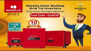 Havells fault code- GridOVP Ongrid inverter #solarenergy #electrician #ongrid #solar #havellsindia Havells fault code- GridOVP Ongrid inverter #solarenergy #electrician #ongrid #solar #havellsindia