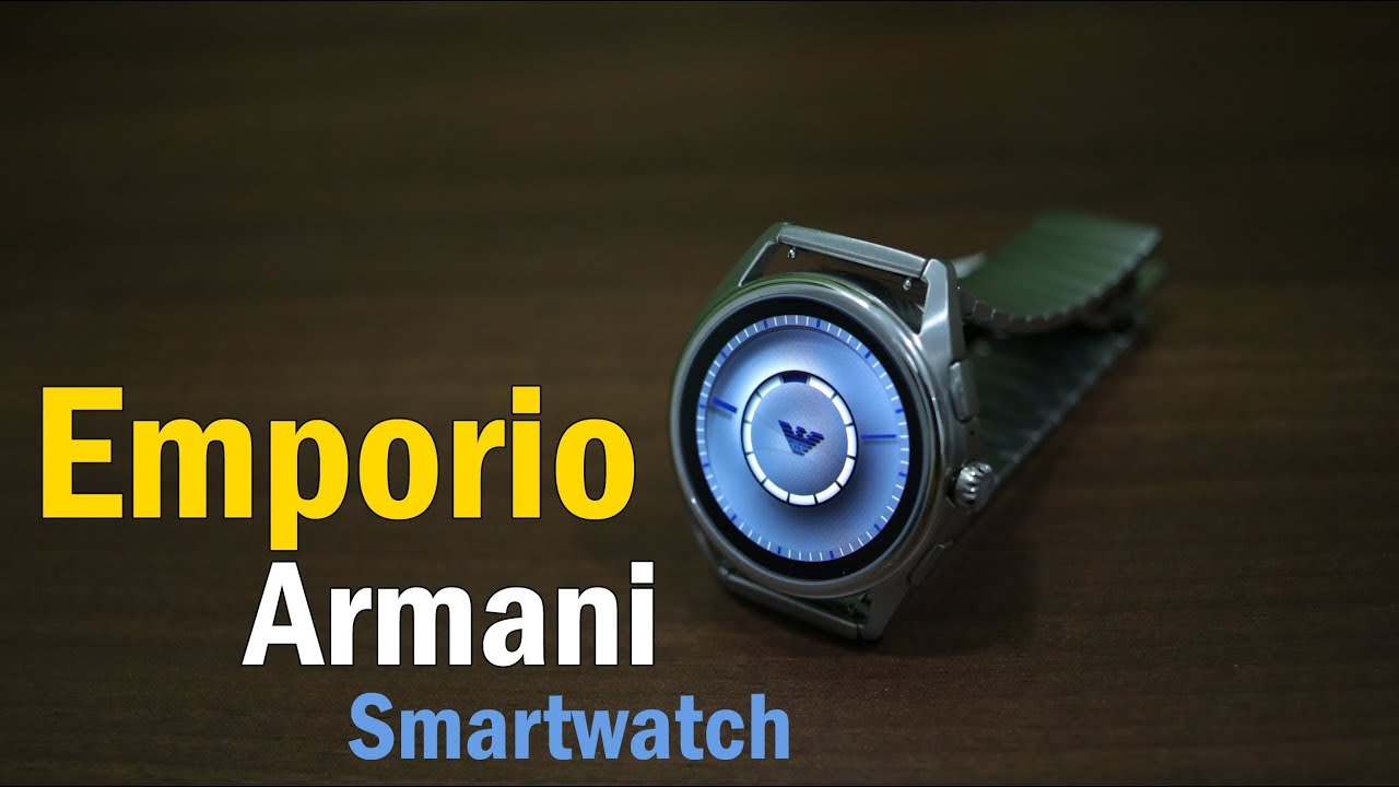armani wear os watch