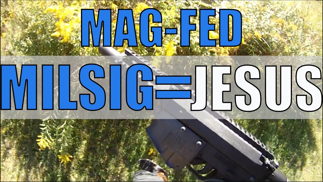 Magfed Paintball Milsig Full Auto Equals Jesus YouTube