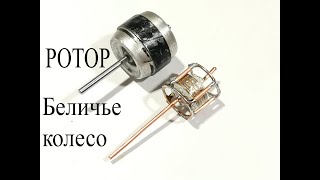 Ротор двигателя "Беличье колесо".Как это устроено и работает