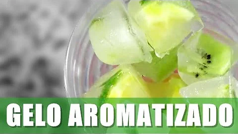 Como fazer gelo aromatizado para drinks?