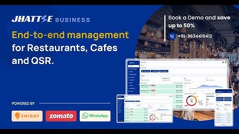 How to set a Menu Item Offline on Zomato & Swiggy in Seconds | Jhattse Business Software