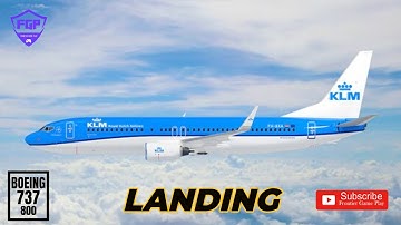 737-800 Landing Flightgear