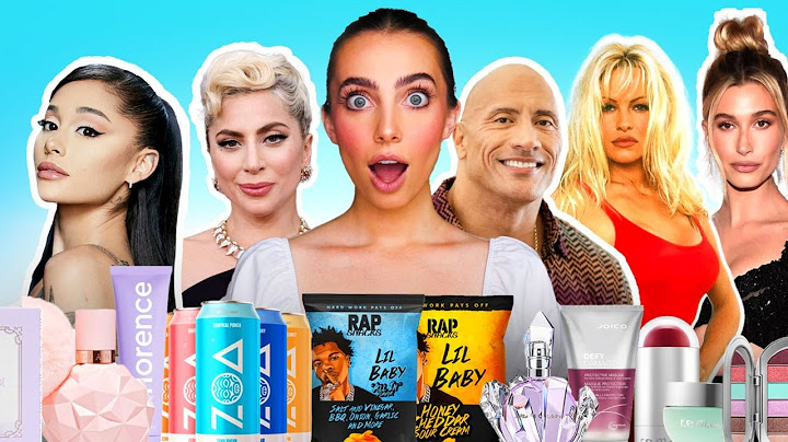 Rating MORE Celebrity Products…