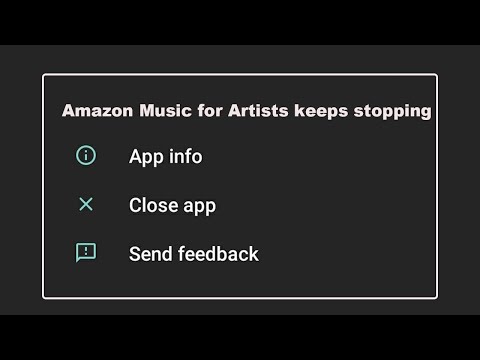 How To Fix Amazon Music for Artists App Keeps Stopping Error Problem Solved in Android