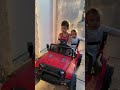 Toddler Gives a CAR RIDE to BABY brother 🚘👶🏼