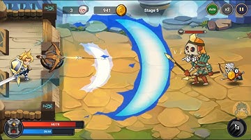 [HD] Castle Defender: Hero Idle Defense TD 14mins Gameplay