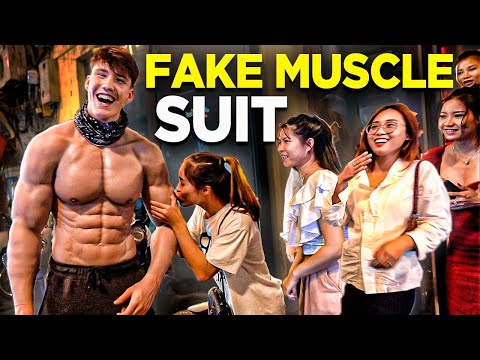 FAKE MUSCLE SUIT PRANK 2! - YouTube