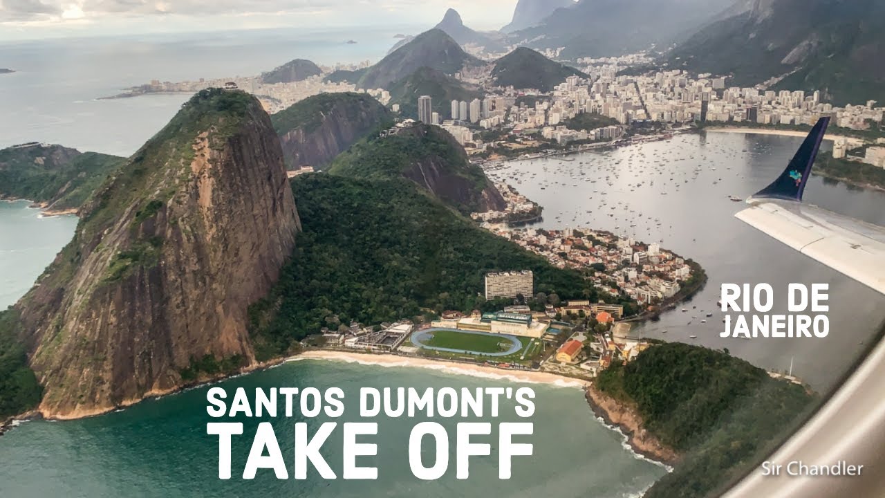 Hermoso despegue en el Santos Dumont - Rio de Janeiro