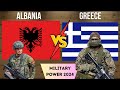 Albania vs greece military power comparison 2024