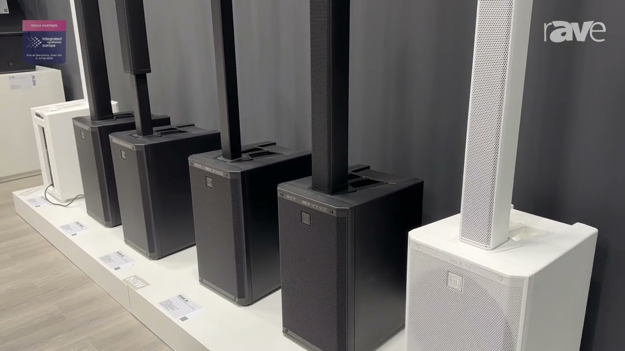 ISE 2026: RCF Presents EVOX J Series Loudspeakers