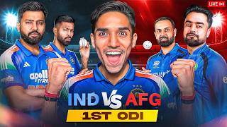 (PART-2) INDIA vs AFGHANISTAN 1st ODI LIVE😍| Cricket Cardio is LIVE