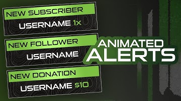 Modern Warfare Twitch Stream Alerts | 6x Animated Call of Duty Alerts | MW2 Overlay