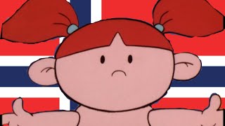 Pepper Ann (Norwegian redub) - When you forget to dub the baby