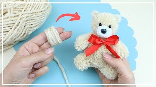 🐻 Yarn Teddy Bear Making 🌟 DIY NataliDoma