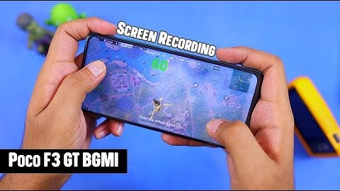 Poco F3 GT BGMI Screen Recording Test with FPS | Good Device for Youtubers ?