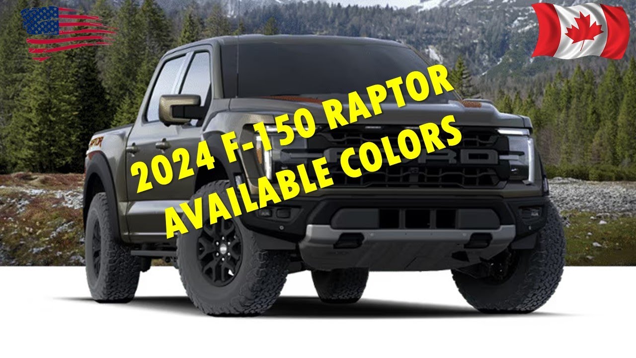 2024 F‑150 RAPTOR AVAILABLE COLORS - BOSS JACOBS - YouTube