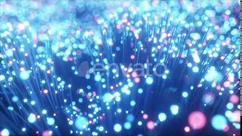 Millions of Fiber Optic Cables Transmit Signal | Motion Graphics - Envato elements