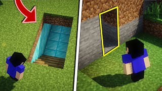 Minecraft : 3 Pintu Rahasia Tersimple Anti Maling Di Minecraft