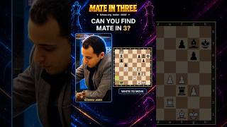 Mate in 3... but only ONE move works. ☝️ #chess #matein3 #chessgame #games #puzzle
