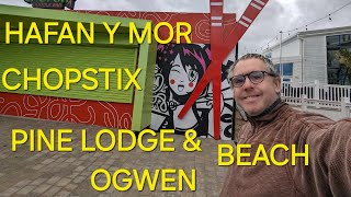 HAFAN Y MOR CHOPSTIX  IS NEARLY READY TO OPEN NOW & WALK TO PINE LODGE & OGWEN BEACH ⛱