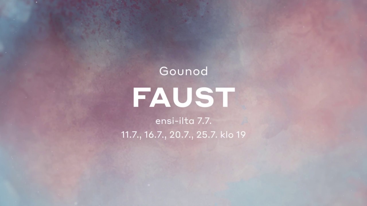 ooppera lipunmyynti Gounod: Faust