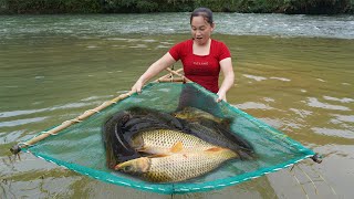 Top Videos: Survival Skills, Fishing Techniques Harvesting Many Big Fish