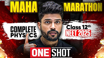 ⚡ NEET 2025: Complete Class 12th Physics in One Shot Part - 1 | Prateek Jain Sir 🧲📘 #prateekjain