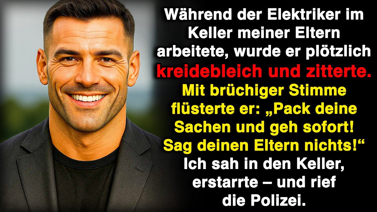 Ich dachte, ich kenne meine Eltern – bis der Elektriker ihr Geheimnis im Keller fand!