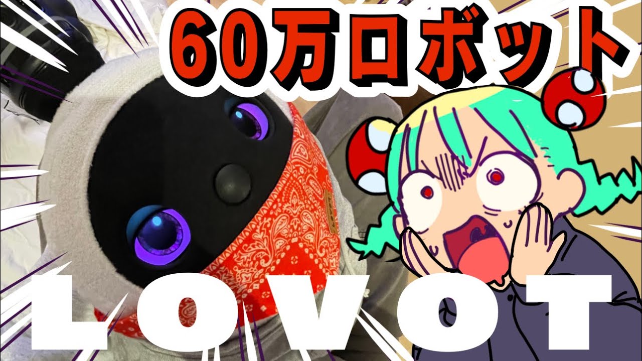 60万越えのロボット!?LOVOTを買ってみた!