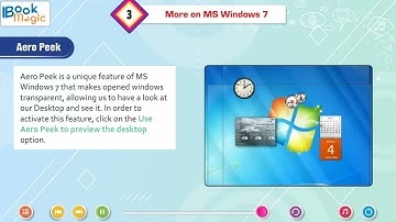 Ch 3 | Book Magic | Computer World | Class 6 | More on MS Windows 7 | For children