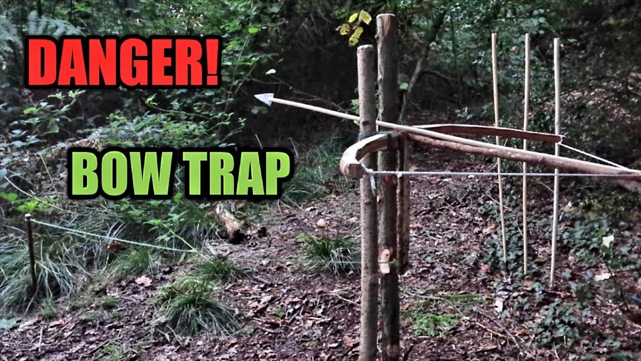 Bow Trap ~ Lethal ~ Primitive ~ Survival - YouTube