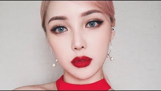 BOLD RED LIP MAKEUP (With sub) 볼드 레드 립 메이크업